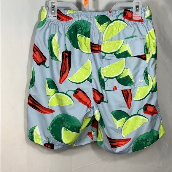 Arizona Jean Co Mens Swim Trunks, Lime & 🌶 Small - Picture 5 of 9